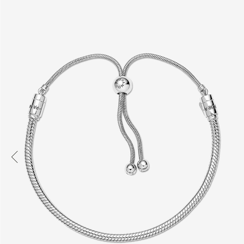 Pandora Moments Snake Chain Adjustable Slider Bracelet NEW - Picture 2 of 7